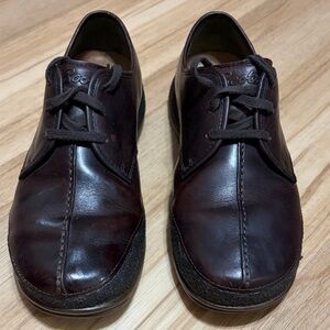 Roots Brown Leather Lace Up Shoes Men’s 8 M Comfort Casual Oxford